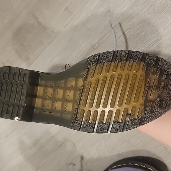 Dr. Marten's Iridescent Purple Lace-Up Boots - Picture 8 of 8